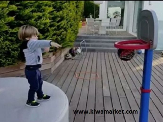 Сын Шакиры Саша – маленький спортсмен (Видео)
