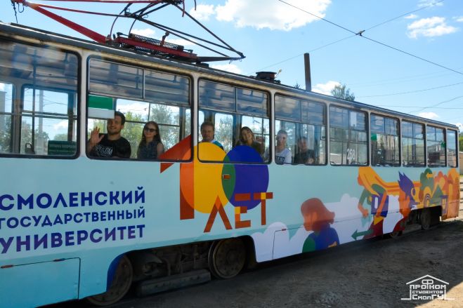 Стилизованный трамвай станет подарком к юбилею СмолГУ