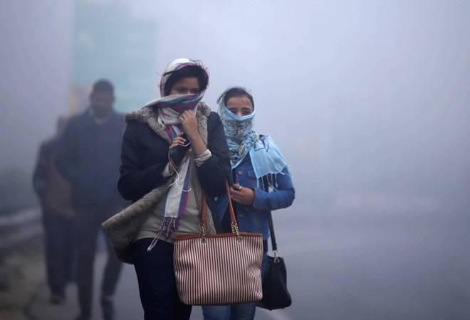 В столице Индии держатся непривычные холода